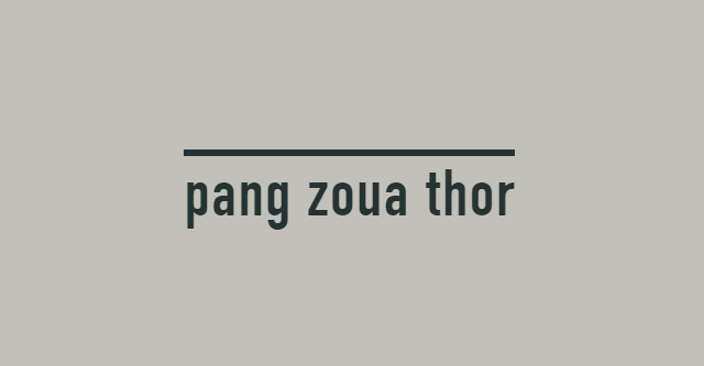 Pang Zoua Thor