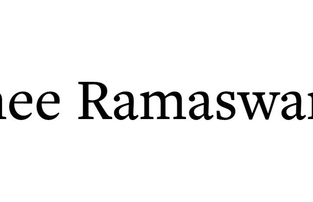 Ranee Ramaswamy